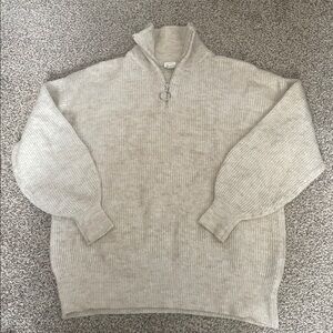 H&M sweater quarter zip